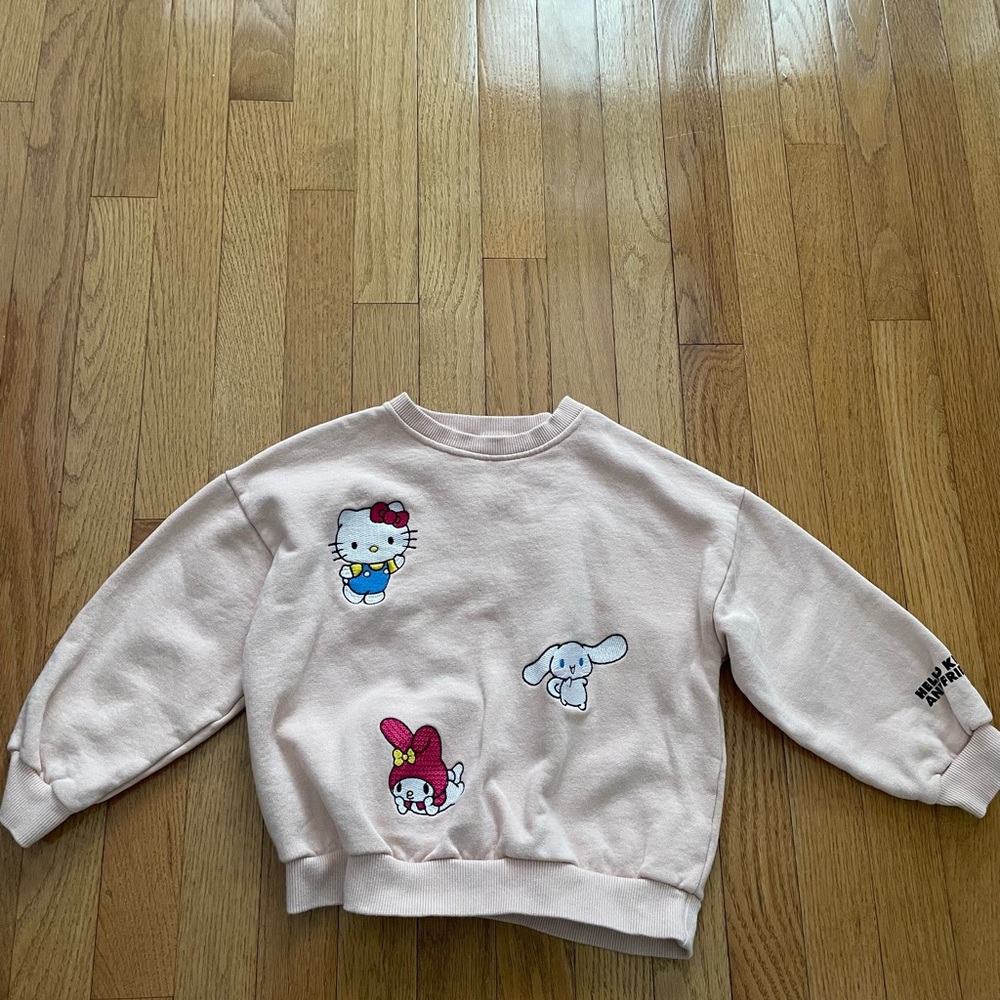 Zara girls size 6 x Sanrio sweater
